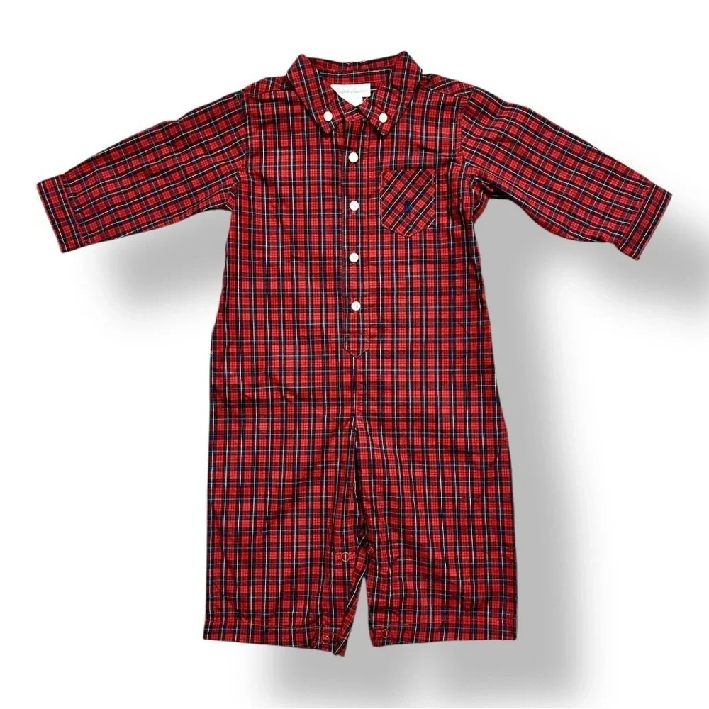 Ralph Lauren | Kensington Red Plaid Romper (9 mos) ♥️